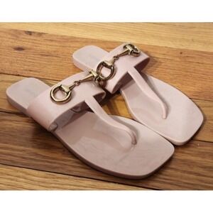 Jeffrey Campbell‎ Womens A-Lil-Bit Sandal Size 6 Nude Neutral Trendy Beach Vacay
